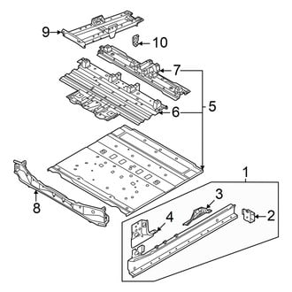 Audi OE - Pillars, Rocker & Floor - Floor (Premium / Premium Plus / Prestige)