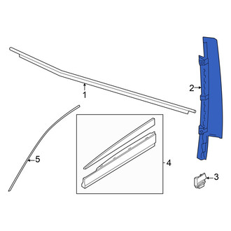 Audi OE - Front Left Door Applique