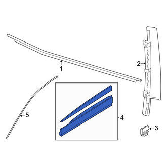 Audi OE - Front Right Door Molding