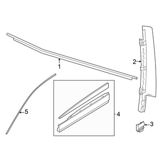Audi OE - Front Door - Exterior Trim (Premium / Premium Plus / Prestige)