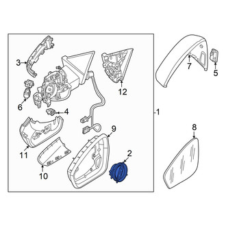 Audi OE - Front Door Mirror Drive Motor