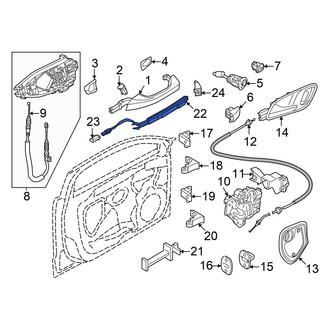 Audi OE - Front Left Door Handle Touch Sensor