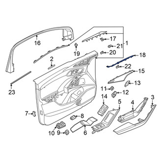 Audi OE - Front Left Courtesy Light