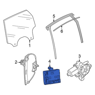 Audi OE - Rear Left Door Control Module