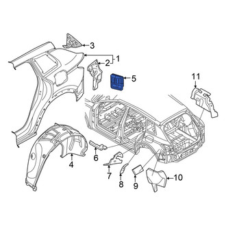 Audi OE - Rear Quarter Panel Vent