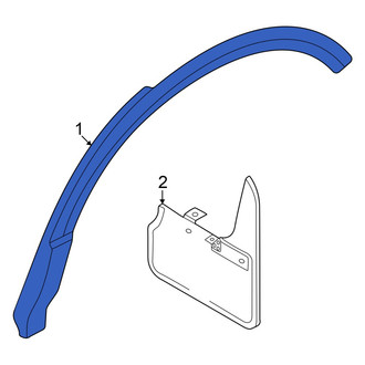 Audi OE - Front Right Wheel Arch Molding