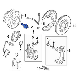 Audi OE - Rear CV Joint Bolt