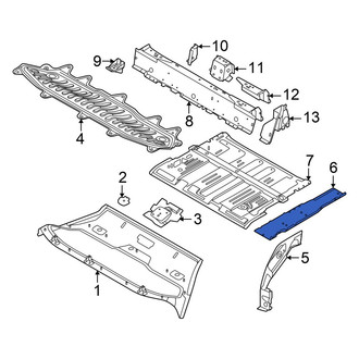 Audi OE - Rear Left Inner Floor Extension