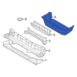 Audi OE - Rear Spare Tire Compartment