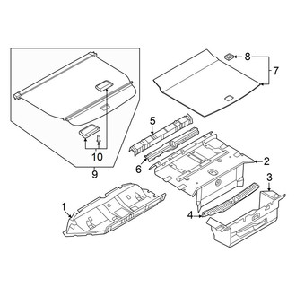 Audi OE - Rear Body & Floor - Interior Trim