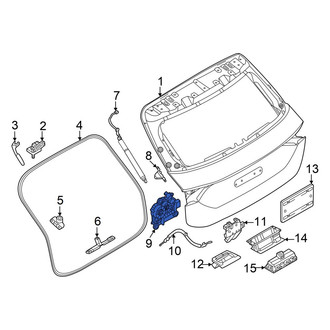 Audi OE - Rear Liftgate Lock Actuator