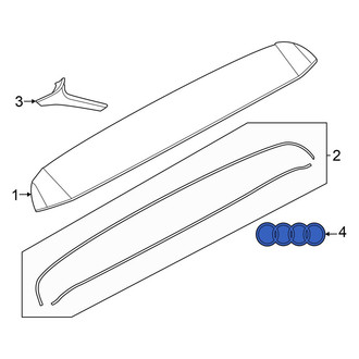 Audi OE - Rear Hatch Emblem