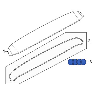 Audi OE - Rear Hatch Emblem