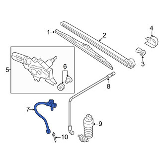 Audi OE - Rear Liftgate Washer Hose
