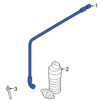 Audi OE - Rear Liftgate Washer Hose