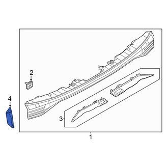 Audi OE - Rear Left Inner Tail Light Cover