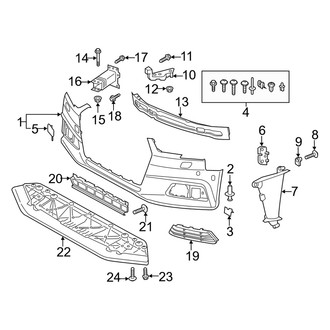 Audi OE - Front Bumper & Grille - Bumper & Components (Premium)