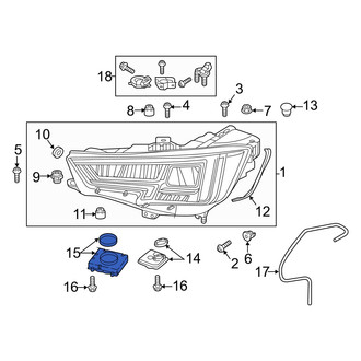 Audi OE - Front Headlight Control Module