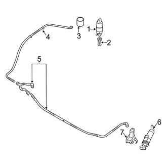 Audi OE - Front Lamps - Washer Components (Prestige)