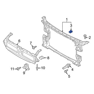 Audi OE - Radiator Support Panel Nut