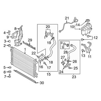 Audi OE - Cooling - Radiator & Components (Standard Tr)