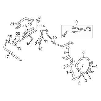 Audi OE - Cooling - Hoses & Lines (Gas Standard Tr)