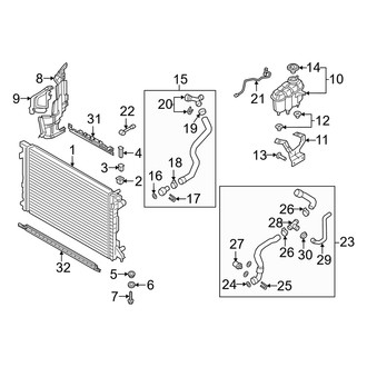 Audi OE - Cooling - Radiator & Components
