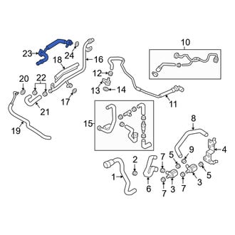 Audi OE - Turbocharger Coolant Line