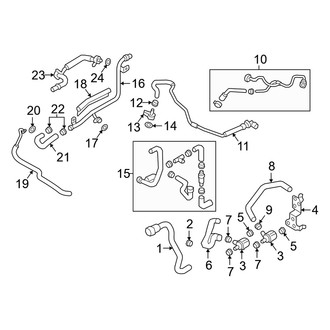 Audi OE - Cooling - Hoses & Lines (2.0L Gas Automatic Dual Clutch Tr)