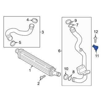 Audi OE - Turbocharger Boost Sensor