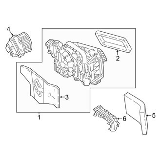 Audi OE - Air Conditioner & Heater - Heater Components
