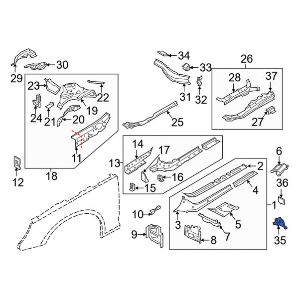 Floor Pan Reinforcement