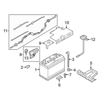 Audi OE - Electrical - Battery (Main), (Premium / Premium Plus / Prestige)