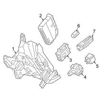 Audi OE - Electrical - Fuse & Relay (Engine Compartment)