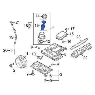 Audi OE - Engine Oil Filter Element
