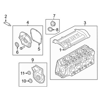 Audi OE - Engine / Transaxle - Valve & Timing Covers