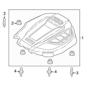 Audi OE - Engine / Transaxle - Engine Appearance Cover