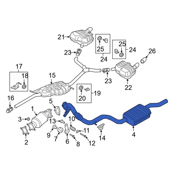 Exhaust Intermediate Pipe