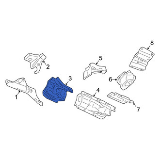 Audi OE - Floor Pan Heat Shield