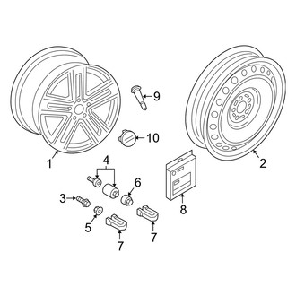 Audi OE - Wheels (17"), (Premium)