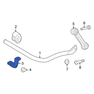 Audi OE - Front Suspension Stabilizer Bar Bracket