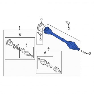 Audi OEM Driveline & Axle Parts | Hubs, CV-Joints — CARiD.com