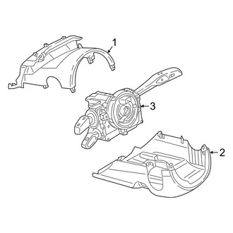 Audi OE - Steering Column - Shroud, Switches & Levers (Premium / Premium Plus / Prestige)
