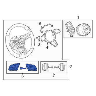 Audi OE - Steering Column Switch Housing