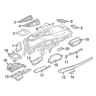 Audi OE - Instrument Panel Components