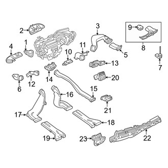 Audi OE - Instrument Panel - Ducts