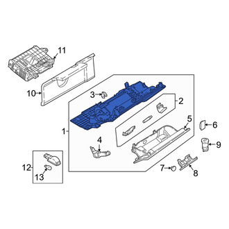 Audi OE - Front Glove Box Assembly