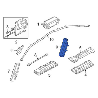 Audi OE - Rear Left Seat Air Bag
