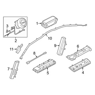 Audi OE - Restraint Systems - Air Bag Components (Air Bags)