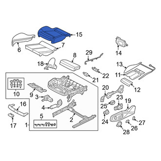 Audi OE - Front Right Seat Cover